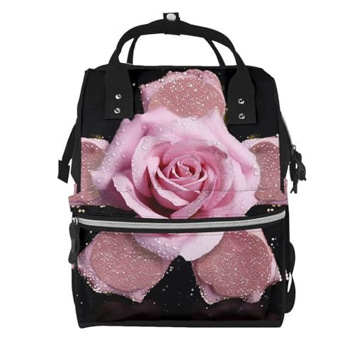 Sac à dos à langer à grande capacité pour femme avec poches maman
