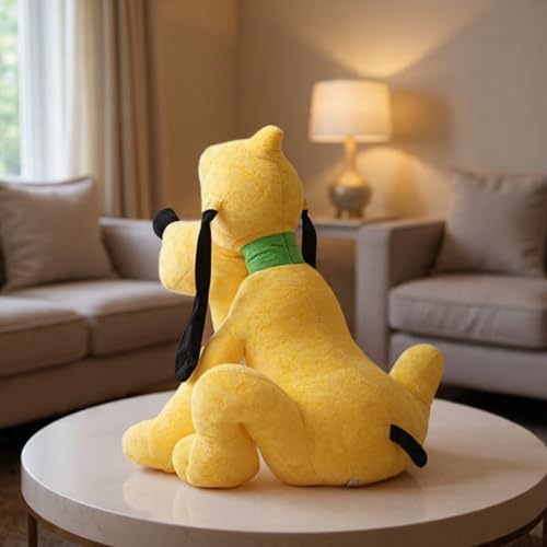 Image of Plush Toy Pluto, Yellow Dog Character, Soft Stuffed Animal 30 CM (Yellow)