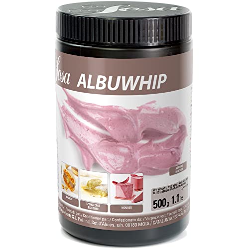 Sosa Claras de huevo en polvo. Agente batido de calidad chef. 5 veces más fuerte que las claras de huevo normales. Haz merengues, macarons, mousses perfectos. Ingredientes de primera calidad Sosa para