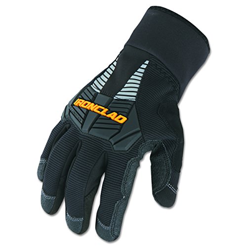 IRONCLAD COLD CONDITION GLOVES - Rated to 40° Cold, Cold Weather, Windproof, Water Repellant Gloves, Safety, Hand Protection Gloves Black X-Large
