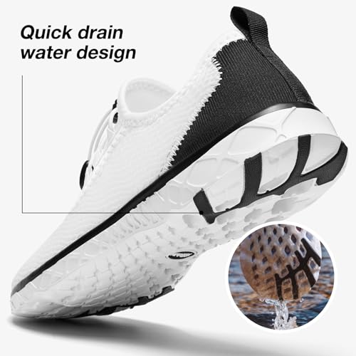 ALEADER Men's Stylish Water Shoes, Quick-Dry Xdrain Water Sneakers, Lightweight & Comfort Footed3