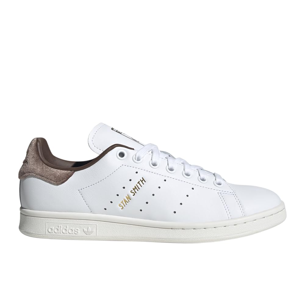 adidas Womens Stan Smith Lace Up Sneakers Shoes Casual - White 5 White