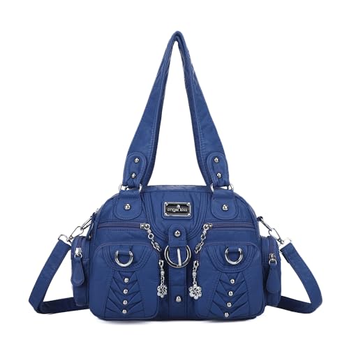 Image of Angel Kiss Small Purse Handbag for Women Crossbody and Shoulder Bags Multipocket Soft Hobo Purses