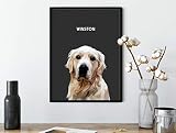 Kindred Splendor Modern Custom Portrait Poster Prints with Your Photos for Pet/Animal, Personalized
