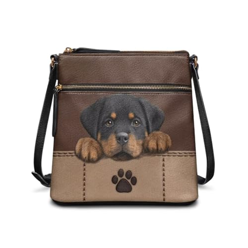 Bolso de hombro grande para mujer de cuero casual miniatura 1