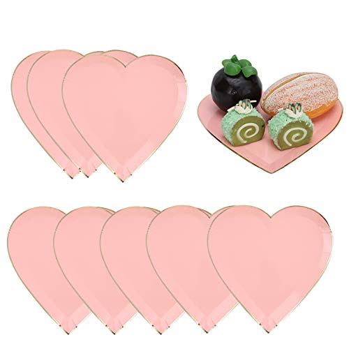 Piatti di carta da 8 pezzi Piatti da festa a forma...