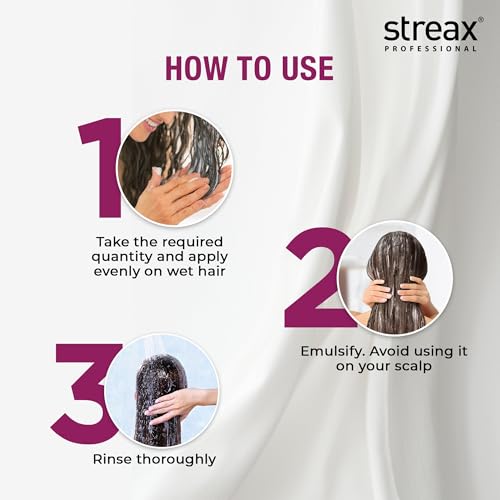 Image of Streax Professional Canvoline Fresh Conditioner, For Straightened Hair Post Care, With Kera-Change Complex, Paraben Free, Sulphate Free, 950 Grams