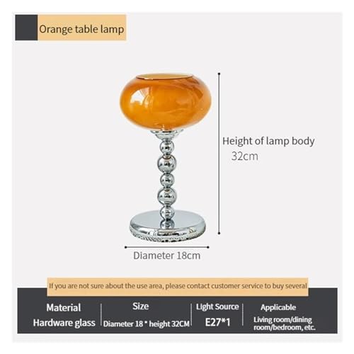 Luminaire decoratif de plafond en verre style Bauhaus orange pour cuisine et salon - 2