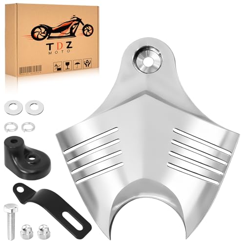 TDZ MOTO Horn Cover Compatible with Harley Softail Dyna Electra Glide Road King Big Twins V-Rods Stock Cowbell Horns 1992-2020