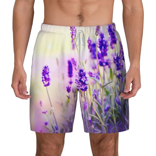 Short de bain lavande pour homme pour le surf et la plage en été