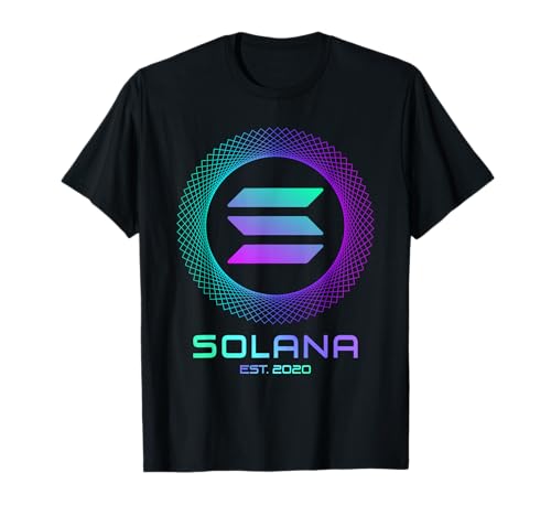 Solana SOL-Münze, Krypto-Logo, Blockchain | Solana T-Shirt