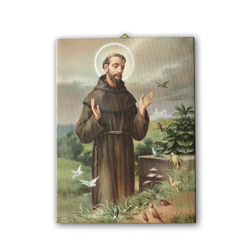 San Francesco toile picturale 30x40 cm pour la décoration du salon