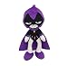 Dirgee CartPlush Spielzeug, Cartoon Titanes Robin Raven Plüsch Puppe weiche gefüllte Spielzeug für Kinder Weihnachten Halloween Geburtstagsfeiergeschenk 25cm