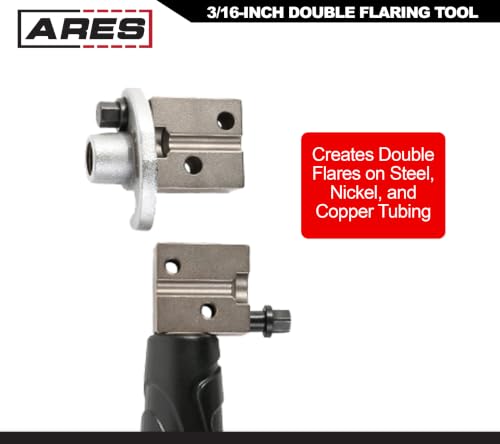 Image of ARES 18025 Brake Line Flaring Tool Kit, 3 /16-Inch Double Flare, Steel