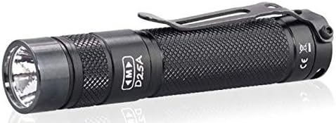 D25A RC MKII Flashlight, Nichia 219C CRI-92 4000K D240, 275lm, D25A-CLICKY-MKII-SST20-NW