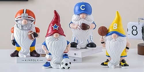 Cynice Garden Gnome Statue - Sports Themed Soccer Garden Gnomes For Garden Yard Patio Lawn Decorations,Gnome Gifts thumb #4