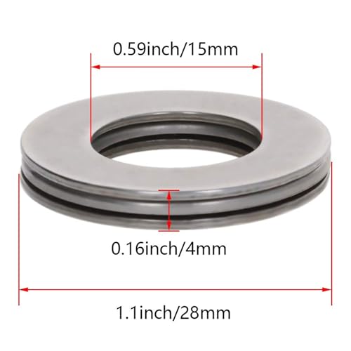 Butée à roulement à aiguilles AXK1528+2AS à faible friction pour axe axial