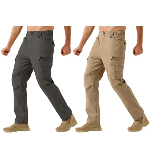 Image of TOPLOT Men's Cargo Pant | Straight Fit Design | Multiple Utility Pockets for Storage | Durable Construction with Comfortable Wear | Functional Everyday Style | Perfect for Casual & Outdoor (5216)