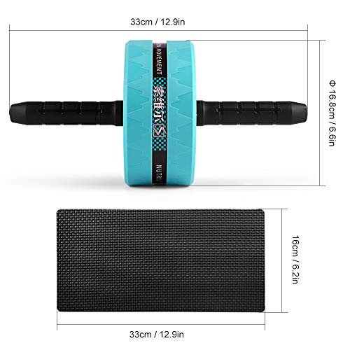 Andoer Abdominal Roller Home Office Ginásio Fitness Equipamento de treino Roda de exercício Sem ruíd
