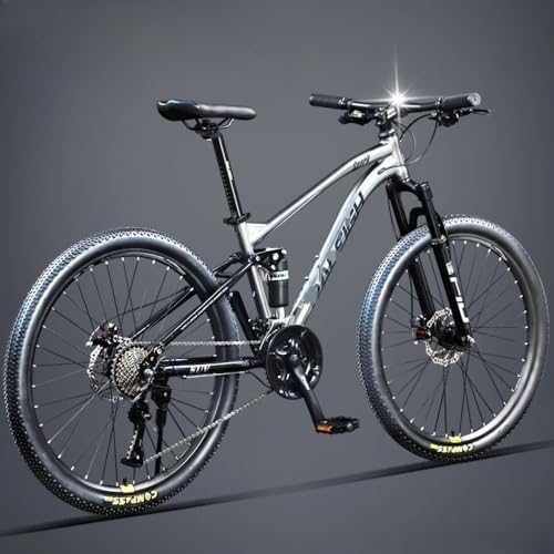 Acnivko �}�E���e���o�C�N MTB �N���X�o�C�N���]�� 24/26�C���` 24/27�i�ϑ� �K�p�g��160cm�ȏ� �y�ʉ� �f���A���V���b�N�A�u�\�[�o�[�A�f�B�X�N�u���[�L �����Y �ϑ� �I�t���[�h ���Y�f�|�t���[�� ����~�߂Ƒϖ� ��l�q���p �ʊw 