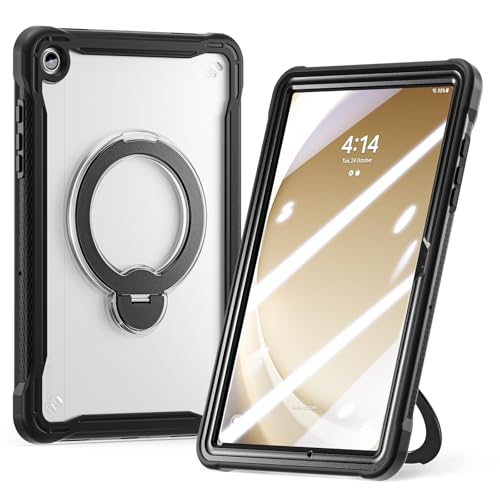 Funda Samsung Tab A9 Plus 11 pulgadas giratoria 360 Lunivop con protector pantalla 9H+
