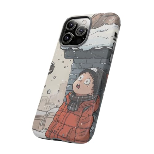 Coque iPhone 14 Pro Max Chibi Orange rigide antichoc - 2