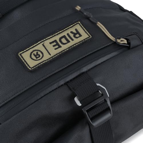 Ride Roll Top Daypack mochila urbana negra miniatura 3