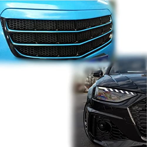 Sosega 47"X16" Universal Car Grill Mesh, Automotive Grille Insert Bumper Vent Honeycomb Hole 10X30Mm Hex Grids Abs Plastic Black #TOP2