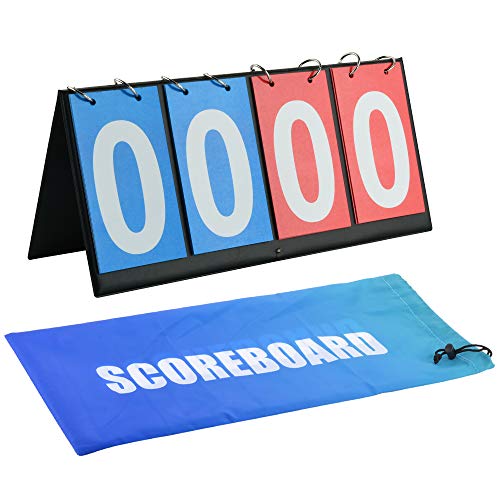 Bluecell 4-Digital Portable Table Top Sports Volleyball Basketball Table Tennis Scoreboards