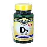 Spring Valley - Vitamin D-3 400 IU, 200 Softgels