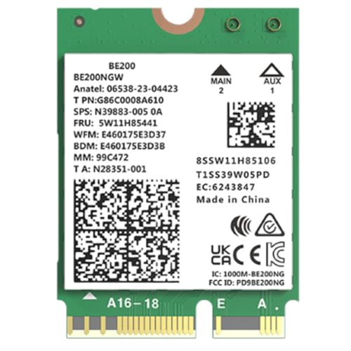 Tarjeta WiFi 7 PCIe para streaming 4K y teletrabajo sin cortes en Windows 10