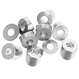 TIDTALEO 10Pcs Stainless Steel Wire Angle Beveled Washers 30-Degree Cable Deck Railing Connectors Slanted Spacer for Industrial Fastening and DIY Assembly
