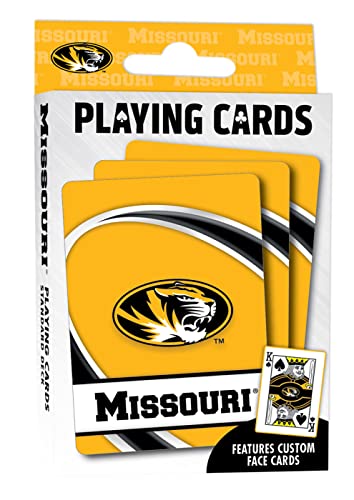 Image of MasterPieces Family Games - NCAA Missouri Tigers Playing Cards - Officially Licensed Playing Card Deck for Adults, Kids, and Family 2.5 inch x 3.5 inch