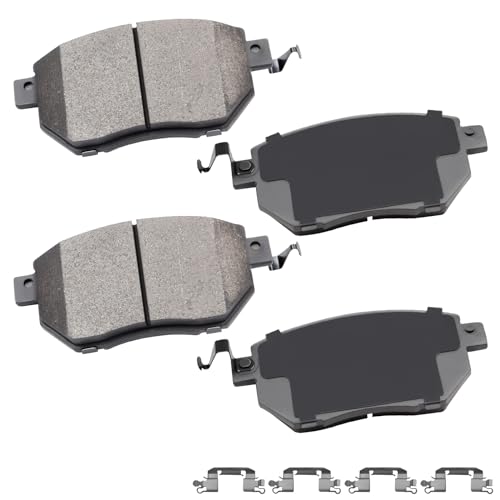 Image of cciyu D969 Professional Ceramic Front Brake Pads Set Fit For 03-05 For Infiniti For FX35,03-05 For FX45,05-06 For Nissan For ALTIMA,04-08 For MAXIMA,03-07 09-12 For Murano