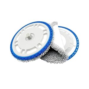 Mopphalterung Tru-Edge Tech, kompatibel mit ECOVACS, T30 Pro Omni T30 Omni T30S Pro Roboter-Staubsauger-Zubehör, Ersatzteile, Farbe: Rot(Blue Mount Mop Kit)