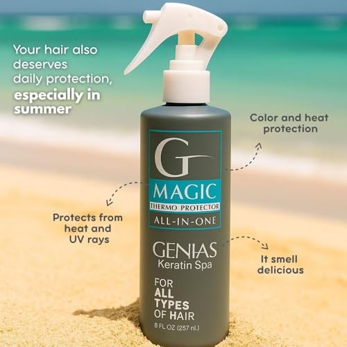 Spray protector térmico para cabello Genia's Keratin Spa miniatura 5