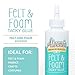 Aleene's Felt and Foam Glue, Strong Bond Tacky Glue, Felt and Fabric, 4 lf oz