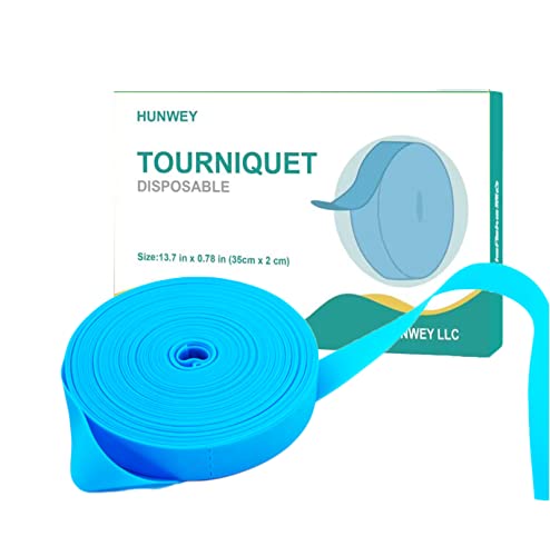 Image of 50pc- Medical Tourniquet Fist Aid Tourniquets for Travel First Aid Kit Training Blood Drawing