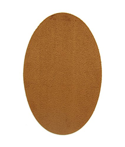 2 rodilleras de Ante color Teja termoadhesivas para planchar. Coderas para proteger tu ropa y reparación de pantalones, chaquetas, jerseys, camisas. 16 x 10 cm. Ref. 95 Teja