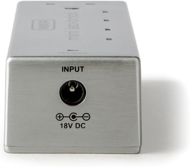 MXR M239 Mini Iso-Brick 9v,18v Effects Pedal Power Supply with Tonebird Bundle Including Dunlop ECB004 18-volt Adapter, True Tune Tuner, Patch Cables and Dunlop Picks