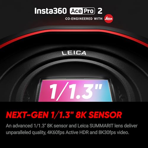 Image of Insta360 Ace Pro 2 Motorcycle Bundle Dual Battery - 8K Waterproof Action Camera Co-Engineered with Leica, 1 /1.3 inch Sensor, Dual AI Chip, Leading Low Light, Superior Audio, Flip Screen & AI Editing