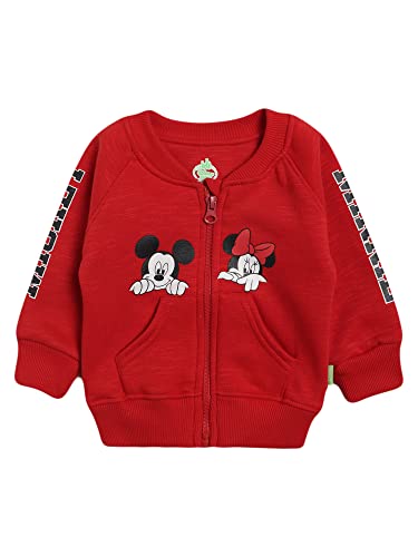 Image of BODYCARE MINNIE & FRIENDS GIRLS JACKETS FRONT OPEN FULL SLEEVES SOLID