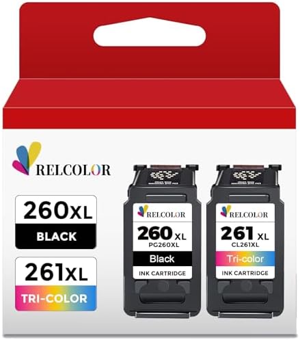 Aazon.co: PG260 CL261 Ink Cartridges For Canon PG-260 CL-261 Fine Cartridge For Canon TS5320 - View #5