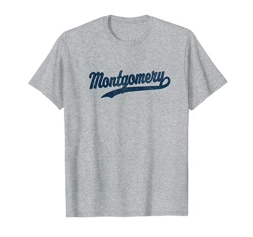 Gráfico deportivo vintage de Montgomery Alabama AL Camiseta