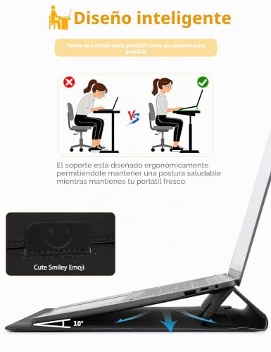 Funda para HP Spectre X360 14 y MacBook Pro Soporte 13.8 Pulgadas 2