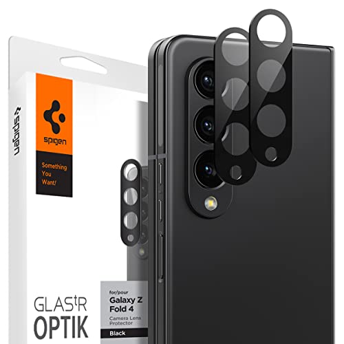 Spigen Optik Tempered Glass Camera Lens Protector Guard for Galaxy Z Fold4-2 Pack