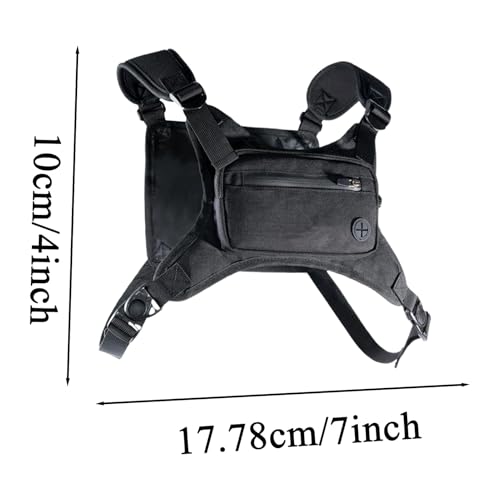 Pack de pecho running con chaleco portateléfono ajustable 7