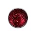 Produktbild Quiges Damen Click Button 18mm Chunk Versilbert Glitzern Rot für Druckknopf Zubehör