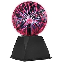 Lampara Plasma Aliexpress Goeco Bola de Plasma 4 Pulgadas, Lámpara de Esfera Sensible al Tacto, Lampara de Plasma Mágica luz nocturna Luz Nocturna para Decoración de Fiestas, Luces de Noche para Niños