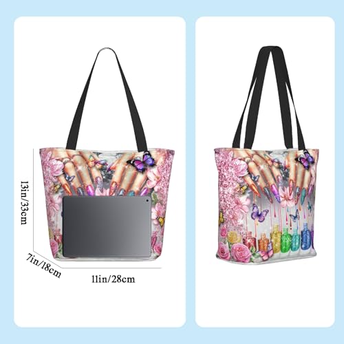 Beach Tote Bags for Women Sea Turtles Travel Beach Shoulder Bags Canvas Tote miniatura 4